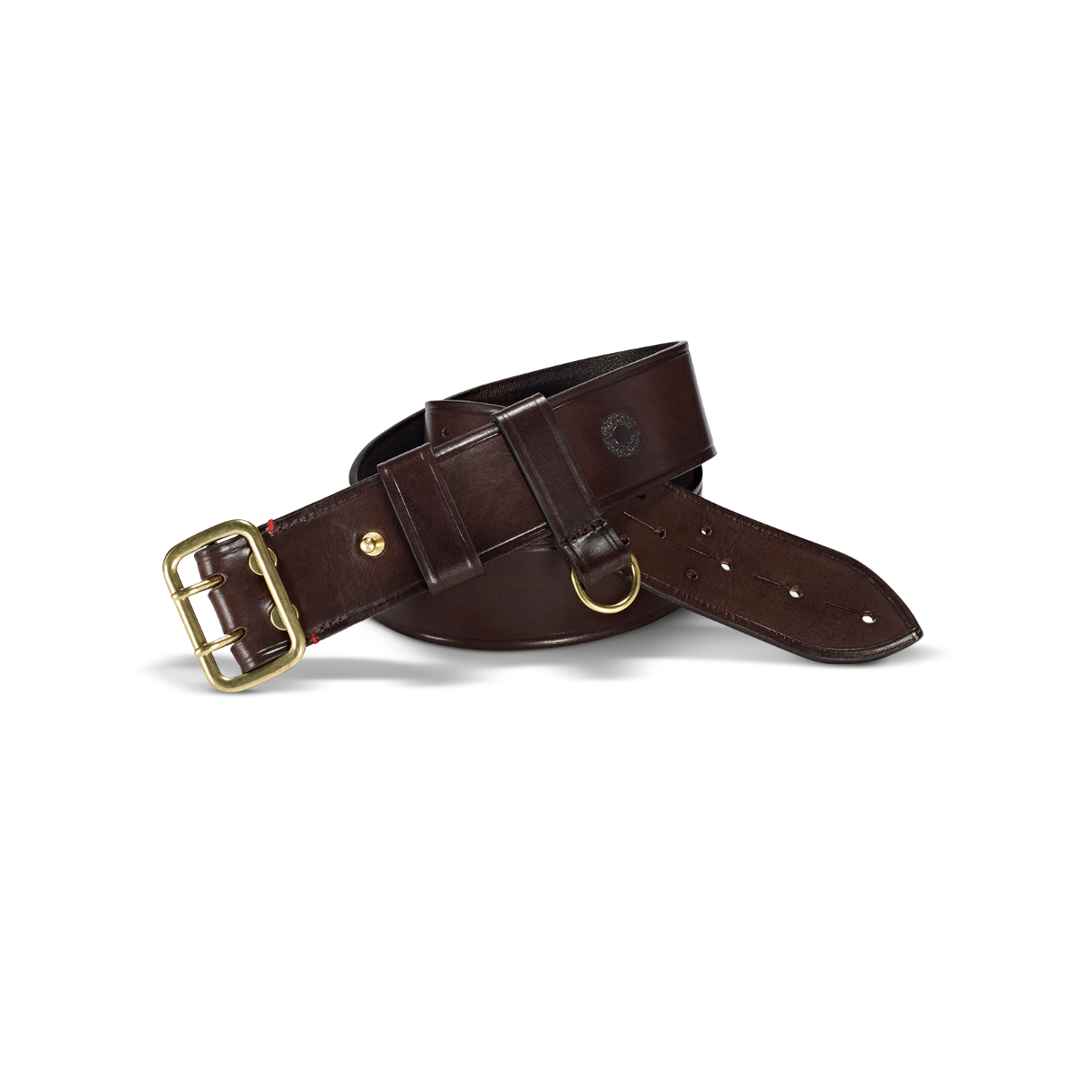 Leather belt Louis Vuitton Brown size Not specified International